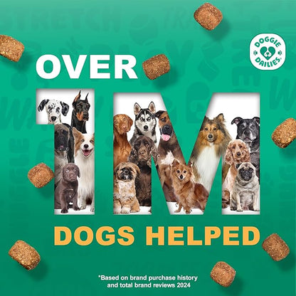 Doggie Dailies Cranberry Supplement for Dogs - Urinary Tract, Bladder & Kidney Support for Dogs - Cranberry for dogs with Marshmallow Root, Licorice Root & Apple Cider Vinegar (Chicken) 225 Soft Chews