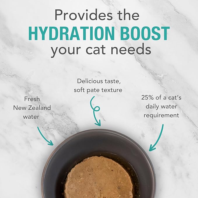 Feline Natural New Zealand Canned Catfood Wet Food, High-Meat, Low-Carb, & Grain Free Cat Food Wet, Beef & Hoki Feast, 6 oz, Pack of 12