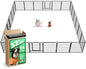 FXW Rollick Unleashed Dog Playpen for Indoor, Yard, RV Camping, 32 inch 24 Panels for Small and Medium Dogs, Black│Patented