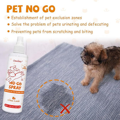 Dog Potty Spray Set, No-Go Spray & Potty Training Spray, Puppy Essentials, Stops Urination & Marking, Indoor and Outdoor Use (8 fl oz) Large Capacity, More Suitable for Multi-Dog Households