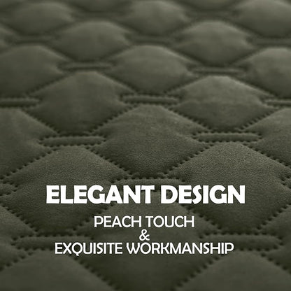 gogobunny 100% Double Sided Waterproof Dog Blanket Soft Pet Bed Cover Reversible Protect Furniture Couch Sofa Car for Puppy Cat Kids (Dark Olive/Light Olive, 30x80 Inch (Pack of 1))