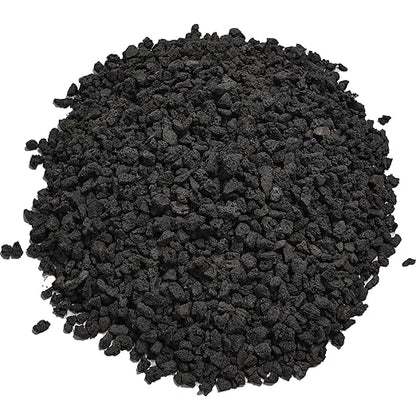 5lbs Small Lava Rocks for Plants Drainage, 1/5 Inch Black Gravel Mulch for House Plants, Succulent Rocks Pebbles for Planters,Cactus, Bonsai Tree, Pure Volcanic Rocks, Top-Dressing