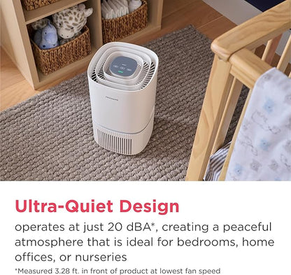 Frigidaire PureA300 HEPA Air Purifier with Wi-Fi for Small Bedrooms, Covers up to 850 Sq. Ft., 3-Stage Filtration, Energy Star Certification, Air Quality Monitoring, Smart Mode, Ultra Quiet, White