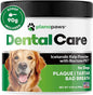 Dog Teeth Cleaning Powder - Plaque and Tartar Remover - Dental Powder with Bactase PET - Breath Freshener for Overall Dental Care - Supports Mouth, Teeth, and Gum Health for All Ages and Sizes