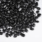 2.5 lbs Black Pebbles for Indoor Plants, 3/8" Small Rocks for Plants Indoor, Succulent, Bamboo, Vase, Decorative Black River Rocks Pea Gravel, Highly Polished