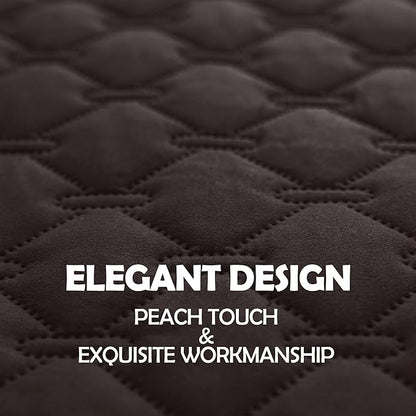 gogobunny 100% Double Sided Waterproof Dog Blanket Soft Pet Bed Cover Reversible Protect Furniture Couch Sofa Car for Puppy Cat Kids (Dark Coffee/Light Coffee, 30x80 Inch (Pack of 1))