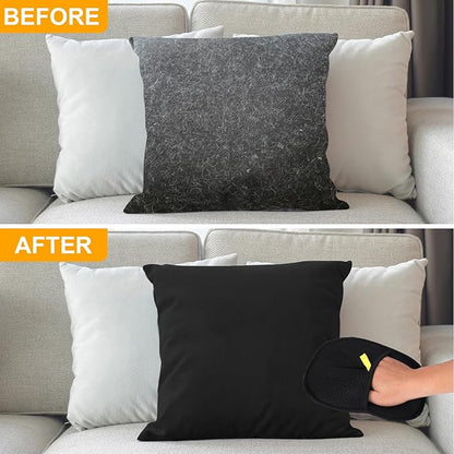 AIERSA Pet Hair Removal Tool, Electrostatic Pet Hair Remover,Static Removal Gloves for Pet Hair, Dog and Cat Hair Remover Electrostatic Gloves Set for Couch, Clothes, Car, Carpet, Bed, Furniture