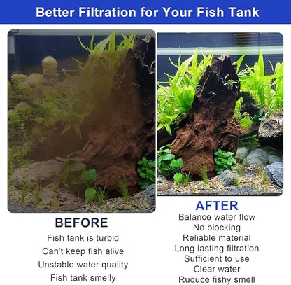 16 PCS Replacement Canister Filter Pad Compatible with Pennplax Cascade 1200/1500 CCF4UL/CCF5UL, Aquarium Sponge Media Parts Canister Filter Floss Pads for Fish Tank