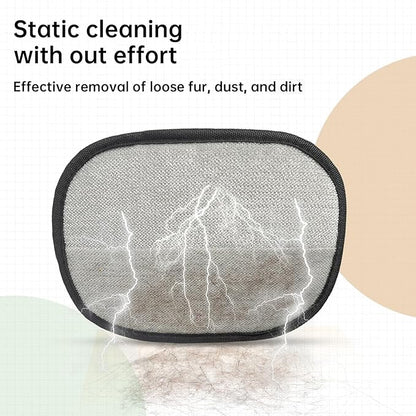 Flea Comb and Pet Hair Removal Glove for Cats & Dogs Brush for Shedding Pet Hair Removal Comb with Long & Short Stainless Steel Teeth for Deshedding & Clothing/Couch/Furniture/Carpet/Car Seat