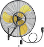 9600 CFM 30" Outdoor Wall Mount Misting Fans, High Velocity 3-Speed Waterproof Professional Oscillating Wall Fan, Heavy Duty Industrial Fan for Commercial, Garage, Warehouse, UL Listed