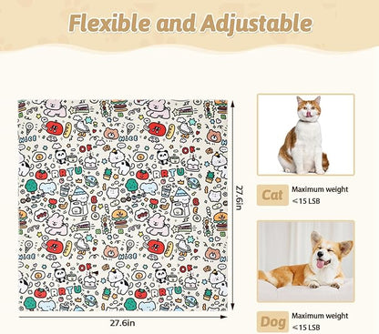 3-in-1 Cat Grooming Restraint Bag for Nail Trimming, Ear Cleaning & Medicine - Escape-Proof Design with Anti-Scratch Lining, Calming Pressure - Fits Cats & Kittens Up to 15lbs