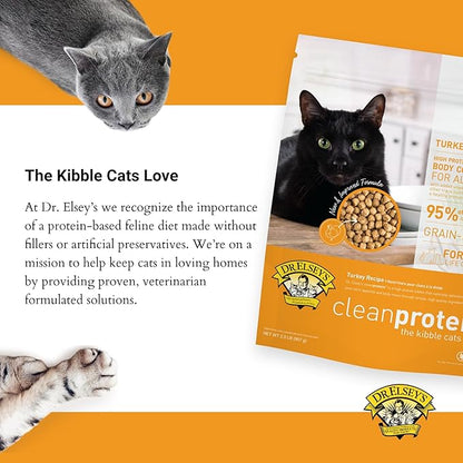 Dr. Elsey's cleanprotein Turkey Cat Kibble 2 lb. Bag