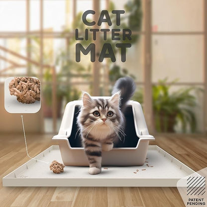 32x24x1” XL Dog Food Mat - All Purpose Under Sink Liner, Washer and Dryer Covers for The Top, Silicone Griddle Mat for Blackstone - Raised Edges Dog Mat for Food and Water Prevent Spill, Waterproof