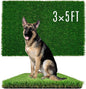 Dogs Grass for Potty Training, Artificial Grass for Dogs Puppy Fake Grass Pads 3×5ft Large Supplies Pets Litter Rugs for Puppy Training
