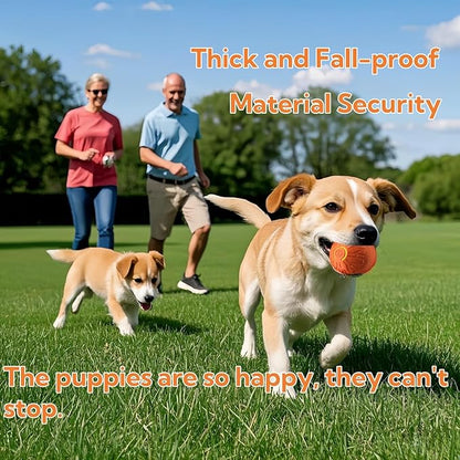 2025 New Interactive Dog Toys Dog Balls,Durable Motion Activated Automatic Rolling Ball Toys for/Small/Medium Dogs(Orange)