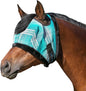 Kensington Fly Mask with Fleece Trim for Horses — Protects Face and Eyes Helps Block Sun Rays While Allowing Full Visibility — Breathable and Non Heat Transferring