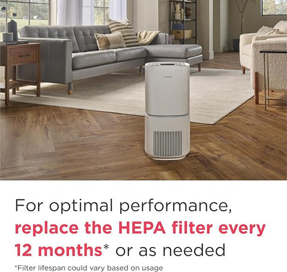 Frigidaire PureA300 XL HEPA Air Purifier with Wi-Fi for Large Rooms, Covers up to 1,685 Sq. Ft., 3-Stage Filtration, Energy Star Certification, Air Quality Monitoring, Smart Mode, Ultra Quiet, White