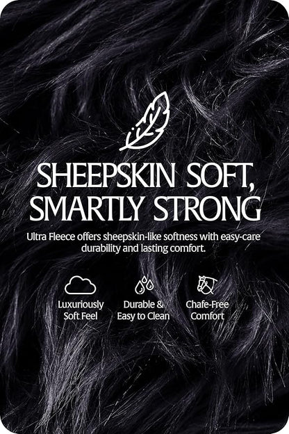 Equinavia Valkyrie Soft Ultra Fleece Padded Adjustable Breakaway Horse Halter - Navy/Navy - Cob