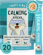 ALBERT & MIA Calming Sticks Lickable Calming Cat Treats for Stress and Anxiety Relief for Cats, Irresistible - Vet Recommended (Sleeping Aid, Vet Visits, Grooming, Car Rides, Plane) 20 Pack