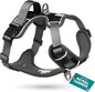 Embark Adventure Dog Harness, Reflective Trim No Pull Dog Harnesses for Small Sized Dogs - Military Grade Nylon, Front Clip with Gel Lined Handle. Soft & Padded Puppy Harnesses.