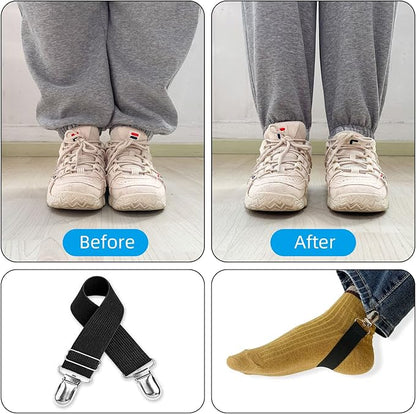 Adjustable Boot Straps Pant Stirrups Clips Boot Clips