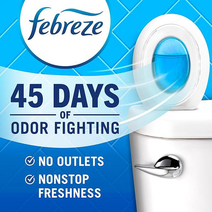 Febreze Small Spaces Air Freshener, Odor-Fighting, Plug In Alternative, Air Fresheners for Home and Bathroom and Kitchen, Closet Air Fresheners, Hawaiian Aloha Scent, 2 Count