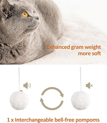 FourFurPets 26.7in Large Cat Tree Tower Condo, Cat Scratch Posts for Indoor Cats, Big Plate, Three 23.6in Full Sisal Scratching Posts, Rustic Brown