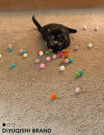 40-Piece Cat Toy Set for Indoor Cats and Kittens (1.5'' - 2.3'', Cat Toys Ultimate Pack)