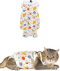 ANWA Cat Recovery Suit - Breathable Cat Onesie for Cats After Surgery Female, Kitten Surgery Recovery Suit Female Abdominal Wounds