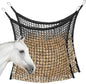 2 PCS Slow Feed Hay Net for Horses, Large Capacity Hay Bags for Horses Goats Sheep Donkey Trailer Full Day Feeding, Easy to Fill and Hang, Black, 35 x 31 Inch