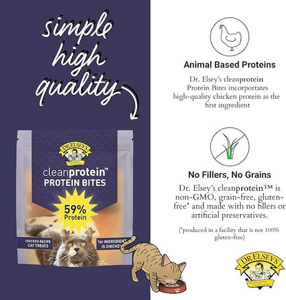 Dr. Elsey's cleanprotein Protein Bites Chicken 12 oz..