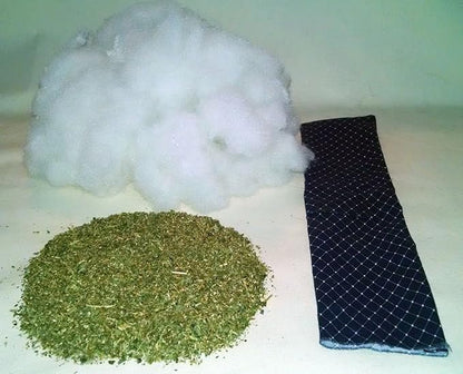 15" Catnip Kitty Kicker Toy With Refillable Catnip Pocket (Blue #1)