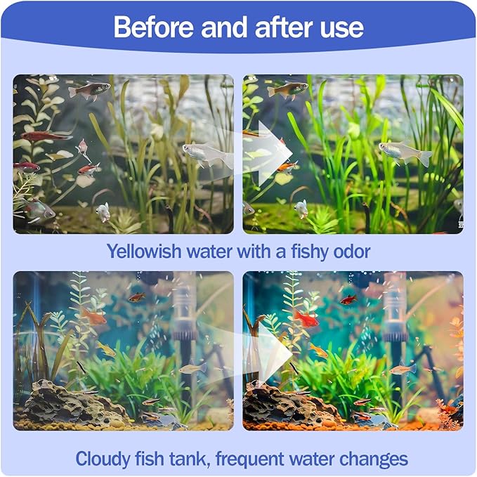 2 PCS 2026 New Pure Cube Water Trough Filter 2.0, Eco-Aquarium with Honeycomb Charcoal, Super Strong Filtration Activated Carbon Filter Media for Fish Tanks, Horse Troughs, Ponds & Livestock Tanks