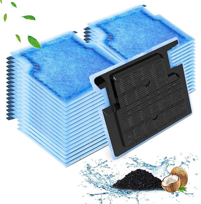 8/16/32 Pack Rite-Size A Filter Cartridges Compatible with MarineLand Penguin Power Filters 75 & 100 - Rite-Size A Replacement Filter Cartridges Compatible with MarineLand Penguin Power Filter