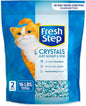 Fresh Step Crystals, Premium Cat Litter, Scented, 8 Pounds, Pack of 2 (Package May Vary)