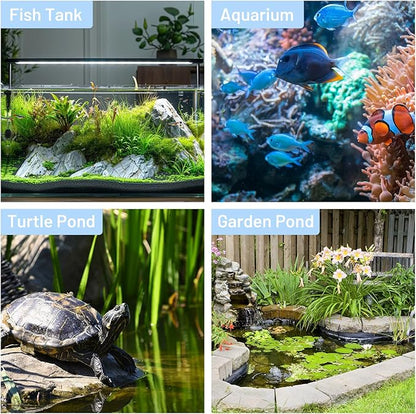 Aquarium Sponge Filter – Cut-to-Fit Filter Foam for Most Fish Tanks, Efficiently Traps Debris & Particles, Easy to Clean Prefilter Sponge for Aquarium, Dye-Free, 20x20x1 Inch, (50PPI)