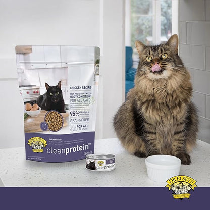 Dr. Elsey's cleanprotein Chicken Recipe Wet Cat Food (Case of 24), 2.75 oz Canned Food