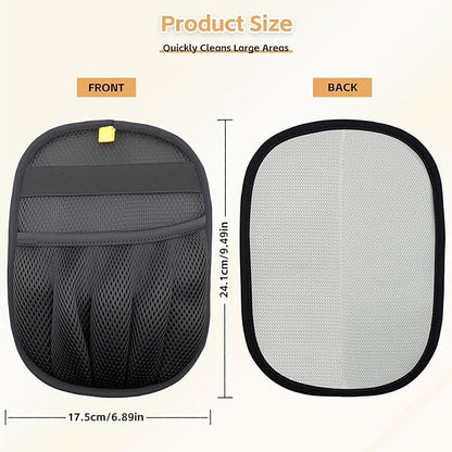 Electrostatic Pet Hair Remover Glove-Furniture/Couch/Carpet/Car Seat Hair Removal, Efficient Pet Grooming Glove for Dogs & Cats, Washable Reusable Static Removal Gloves for Pet Hair