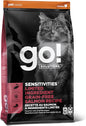 Go! Solutions Sensitivities Limited Ingredient, Grain-Free Dry Cat Food, Salmon Recipe for Sensitive Stomach, 3 lb Bag