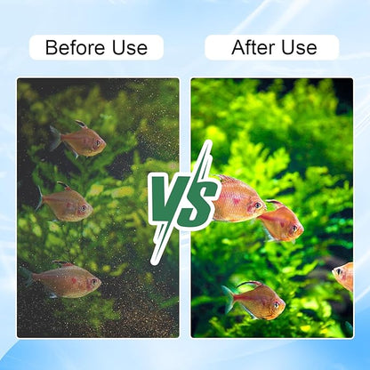 driamor 10 Pack Large Filter Cartridges Compatible with Whisper Filters 20i/40i IQ20/30/45/60 PF20/30/40/60, Aquarium Filter Cartridge Replacement Assembled Compatible with ReptoFilter 125GPH