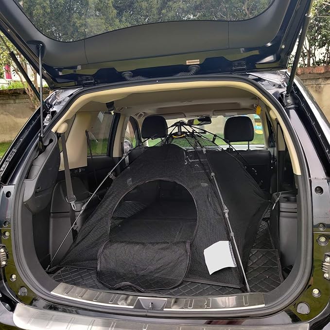 AICHIFAN Mini Cat Tent for Outside Playpen Pop Up Indoor Pet Cat Enclosures Portable Sunshade and Anti-UV Cat Playhouse for SUV Pickup Truck (Play Tents for Cats and Small Animals) - Outside Habitat