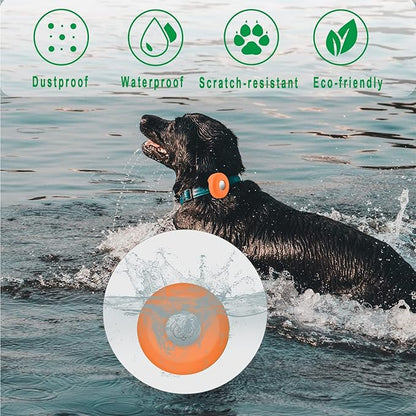 Airtag Holder for Dog Collar, Cibaabo Silicone Air Tag Case Cover Compatible with Apple Airtags for 0.8-1.2inch Cat Pet Collar Harness Loop