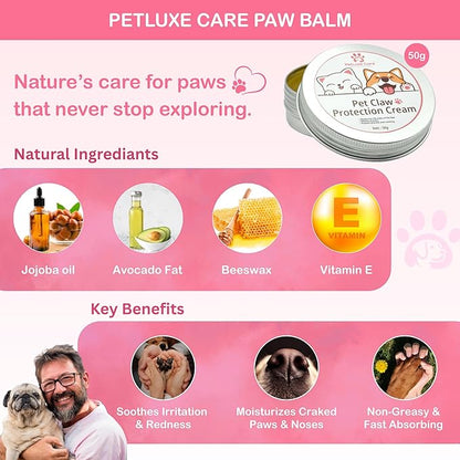 Dog Paw Cleaner for Small & Medium Dogs – Portable Paw Washer Cup with Soft Silicone Brush, Towel & Moisturizing Balm – Gently Cleans Muddy Paws After Walks (Pink, Small)