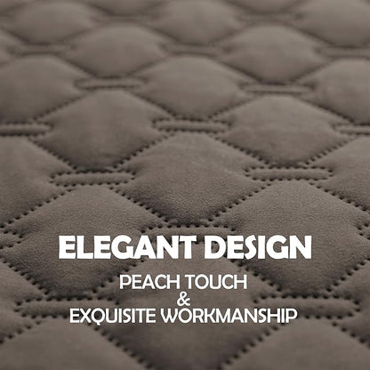 gogobunny 100% Double Sided Waterproof Dog Blanket Soft Pet Bed Cover Reversible Protect Furniture Couch Sofa Car for Puppy Cat Kids (Dark Walnut/Light Walnut, 30x80 Inch (Pack of 1))