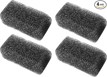 FEDOUR Submersible Aquarium Internal Filter, Filter with Water Pump for Fish Tank up to 35 Gallon (Sponge 4pcs for 8W)