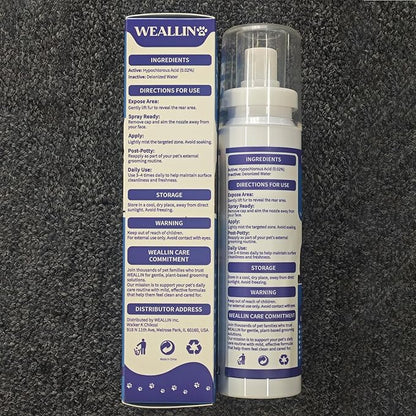 Anal Gland Spray for Dogs Cats - Fast Anal Gland Relief Stops Scooting & Itching Odor Elimination Anti Itch Dog Spray Pain Relieving Safe for All Animals - 4.06 FL OZ