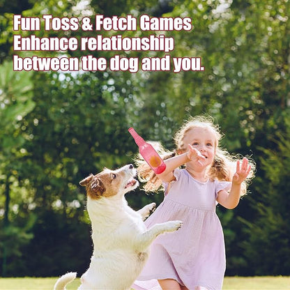 Dog Squeaky Floating Toy for Small Medium Large Dogs Training Fetch Indestructible Dog Chew Toys Indoor Pool Beach Outdoor Pet Supplies Yellow S