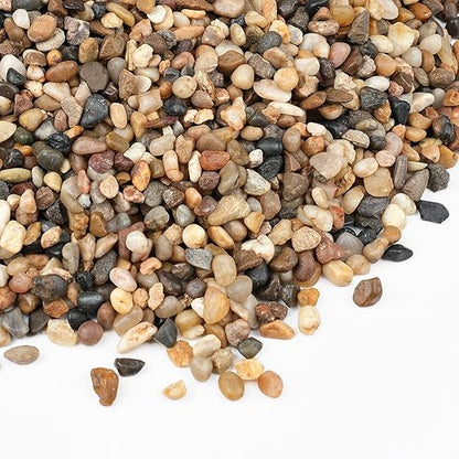 2.5 lbs Small Rocks for Plants, 1/5 Inch Gravel for Plants Drainage, Decorative Potting Pebbles for Indoor Plants, Vases, Bamboo, Succulent, Terrarium, Crafts, Cactus