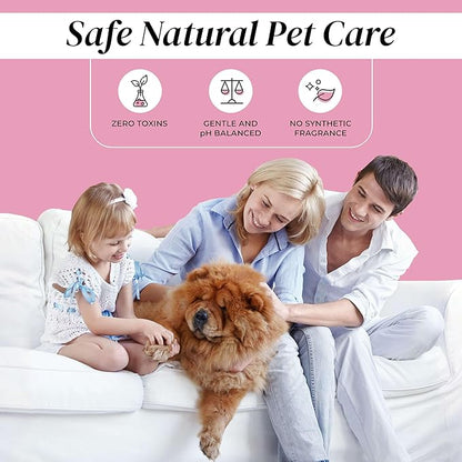 Dog Paw Cleaner - 5.1 Fl Oz of Alcohol Free Paw Cleansing Spray - Made with Rosewater, Aloe, Copaiba Oil, and Lemongrass Oil to Nourish and Clean Paws - Made in The USA