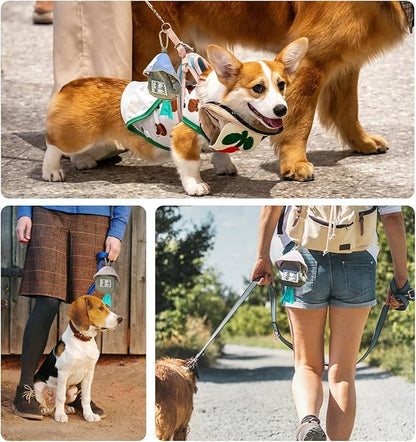 100% Compostable Dog Poop Bags, 270Count Value Pack, BPI Certified, Biodegradable Leakproof Thick Poop Bags for Dogs with Dispenser, Plant-Based, ASTM D6400 & EN 13432 Compliant Pet Waste Bag